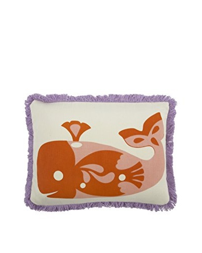 Thomas Paul Amalfi Whale Kids' Pillow, Rose