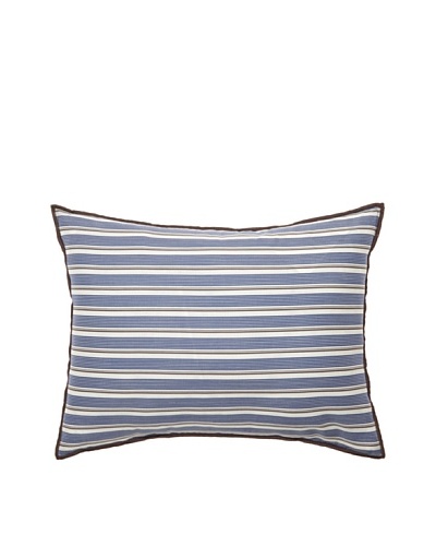 Tommy Hilfiger Reading Room Collection Stripe Breakfast Pillow, Navy