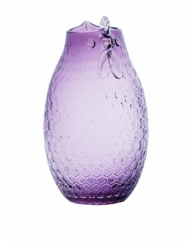 Torre & Tagus Glass Hen Vase, Lavender