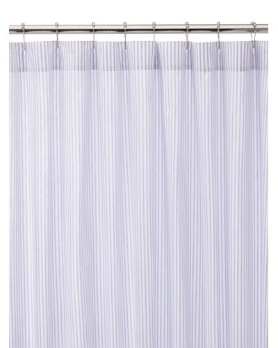 Traditions Ticking Shower Curtain, Lilac
