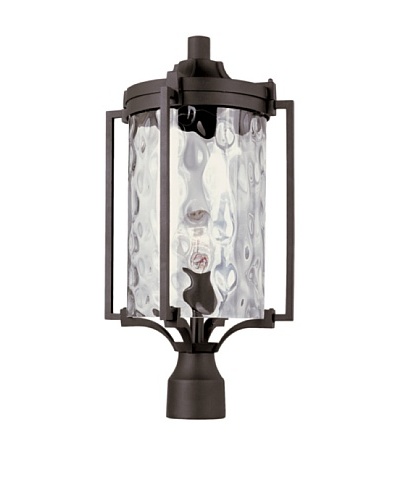Trans Globe Lighting Coastal Sea Post Lantern, Black, 20