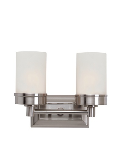 Trans Globe Lighting Urban Swag Double Sconce, Brushed Nickel