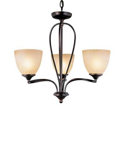 Trans Globe Lighting Pullman 3-Light Chandelier, Rubbed Oil BronzeAs You See