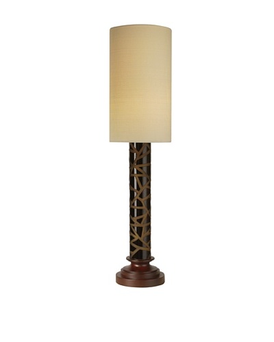 Trend Lighting Haiku Table Lamp, Walnut Finish