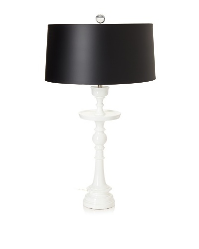 Tribeca Lacquer Table Lamp [Black/White]