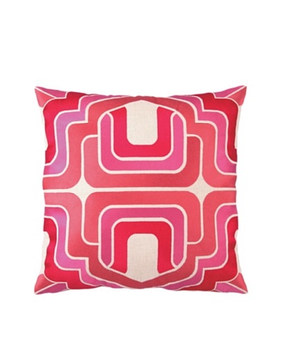 Trina Turk Ogee Embroidered Pillow, Pink, 20 x 20