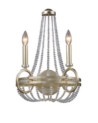 Trump Home New York 2-Light Sconce in Renaissance Silver