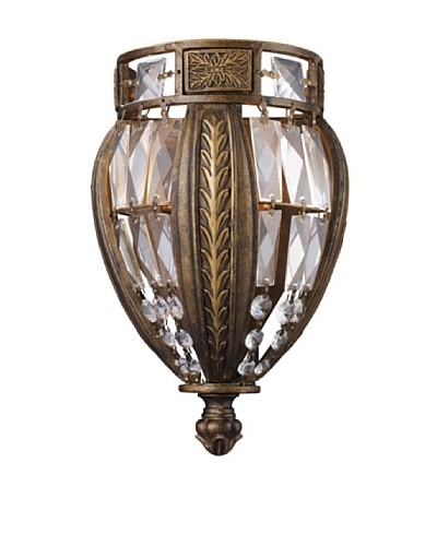 Trump Home Millwood 1-Light Sconce in Antique Bronze
