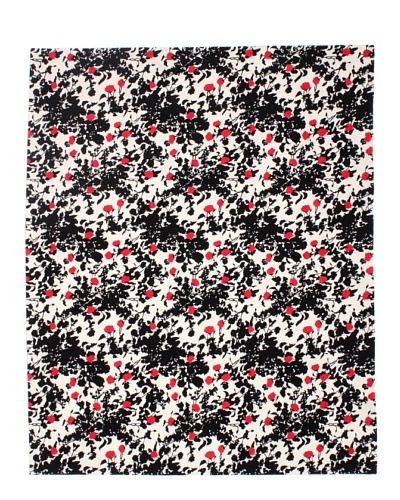 Tuleh Prato Rosso Rug, Black/Red/Cream, 8′ x 10’As You See