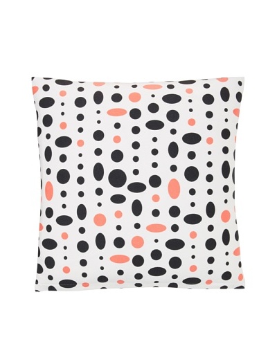 Twinkle Living Large Cosmic Pillow Cover, Black/Pink, 18 x 18