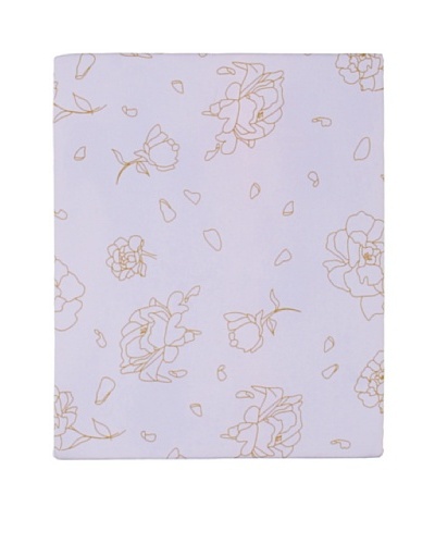 Twinkle Living Rose Fitted Sheet [Lavender/French Grey]