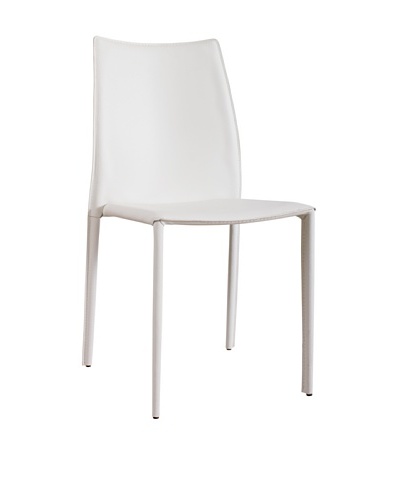 Urban Spaces Lido 2 Side Chair, White