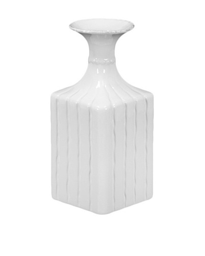 Ceramic Flower Pot, White