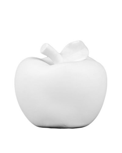 Porcelain Apple, White