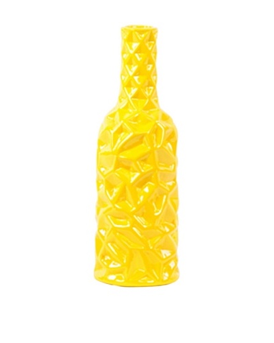 Ceramic Vase, Medium, Yellow