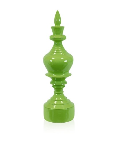 Urban Trends Collection Resin Finial [Green]
