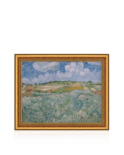 Vincent van Gogh Plain Near Auvers, 1890 Framed Canvas