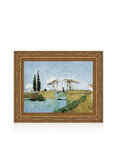 Vincent van Gogh Bridge Framed Canvas