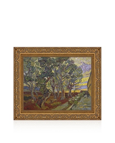 Vincent van Gogh The Garden Of Saint Paul’s Hospital, 1889 Framed Canvas