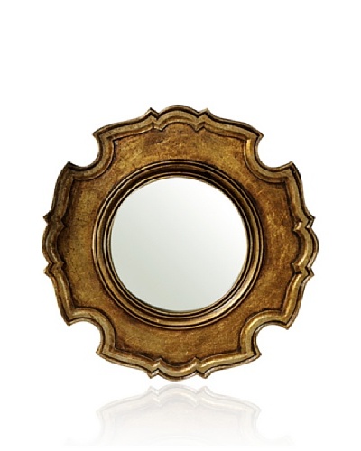 Venezia Ornately Carved Wooden Mirror [Bronze]