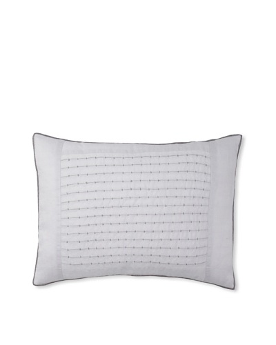 Vera Wang Dusk Pleat Decorative Pillow, Lavender, 15 x 20
