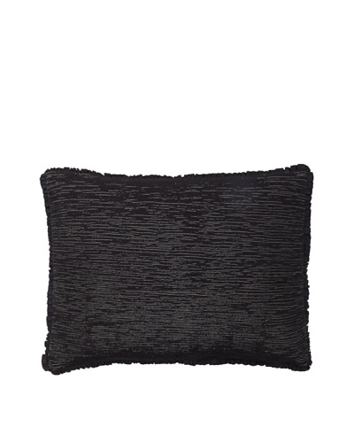 Vera Wang Crinkle Plaid Decorative Pillow, Grey, 12 x 16