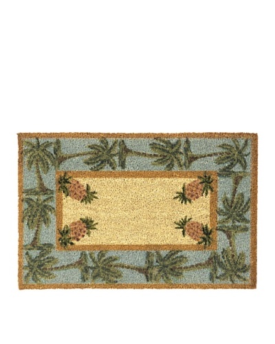 Verde Collection Palm Trees and Pineapple Doormat