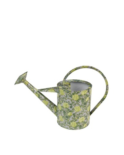 Victoria & Albert Watering Can with Roses, Yellow & Grey