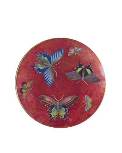 Victoria Fischetti Butterfly Bowl Handmade Decoupage