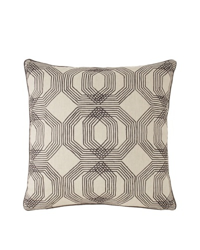 Villa Home Kyoto Decorative Pillow, Grey, 22″ x 22″