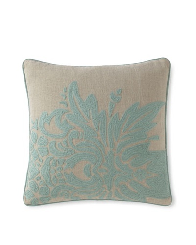 Villa Home Illusion Flora Pillow [Turquoise]