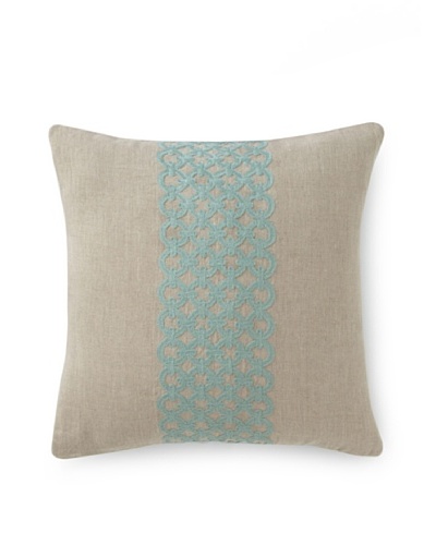 Villa Home Illusion Link Pillow [Turquoise]