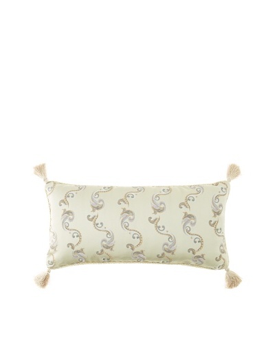 Waterford Linens Kerrigan Decorative Pillow, Cream/Taupe, 12 x 24