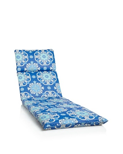 Waverly Sun-n-Shade Garden Crest Chaise Lounge Cushion [Marine]