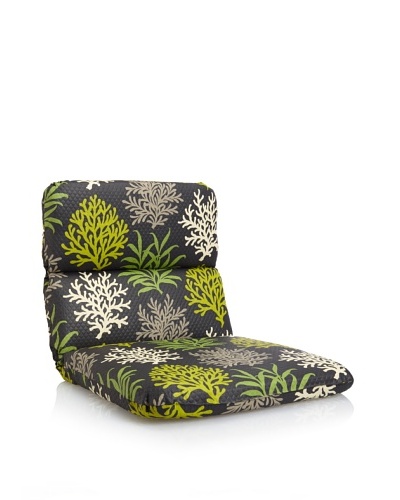 Waverly Sun-n-Shade Marine Life Rounded Chair Cushion [Onyx]