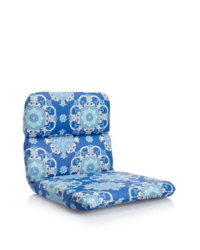 Waverly Sun-n-Shade Garden Crest Rounded Chair Cushion [Marine]