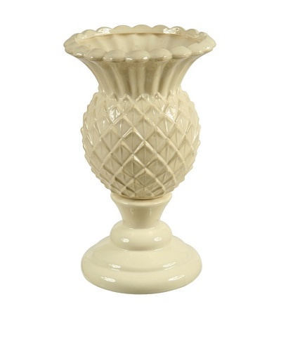 Winward Ceramic Pineapple Vase, Cream
