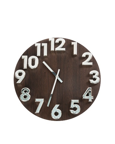 World Friendly World 3-D Numbers Wall ClockAs You See