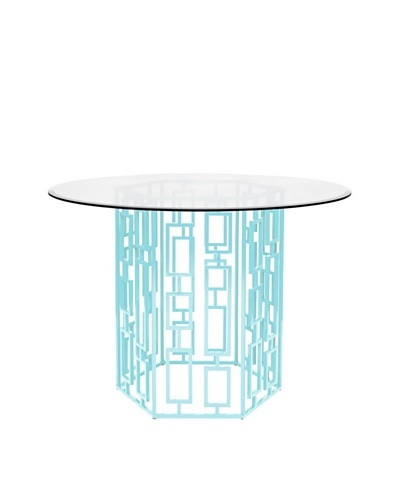 World's Away Jackson Outdoor/Indoor Dining Table [Turquoise]
