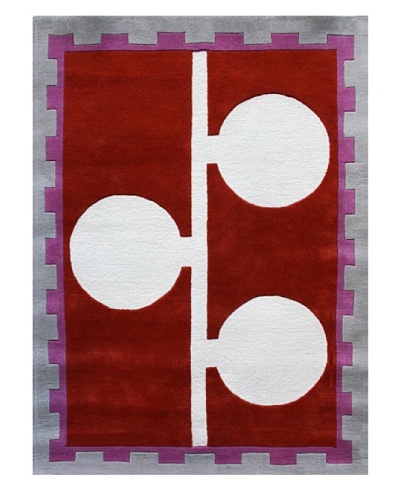 Chivalry for XpressWeave Rose Rug [Red/Lilac/White/Gray]