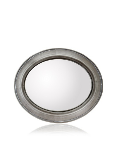 Zalva Metal Wrap Oval Convex Mirror