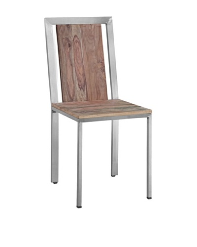 Zalva Sedona Set of Two Dining Chairs, Reclaimed WoodAs You See
