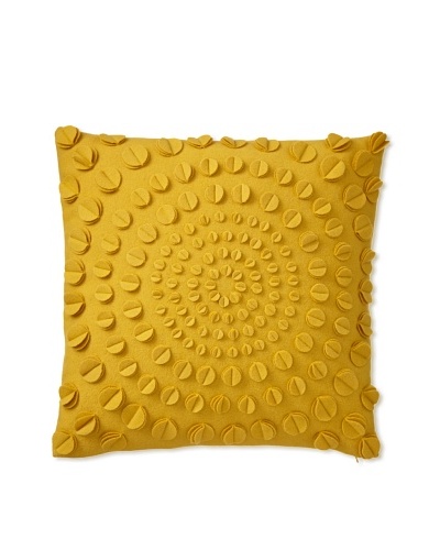 Zalva Aatos Decorative Pillow, Mustard, 20 x 20