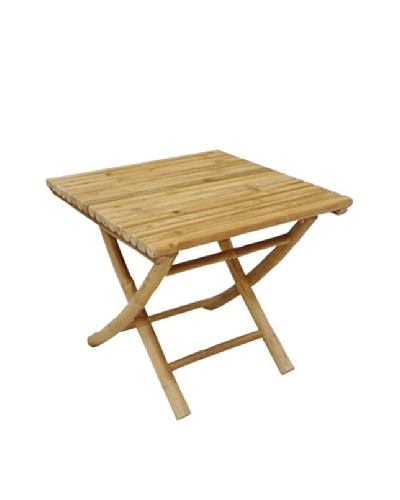 ZEW, Inc. Outdoor Bamboo Collapsible Low Table