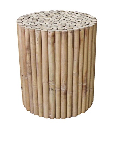ZEW, Inc. Indoor Bamboo Round Stool