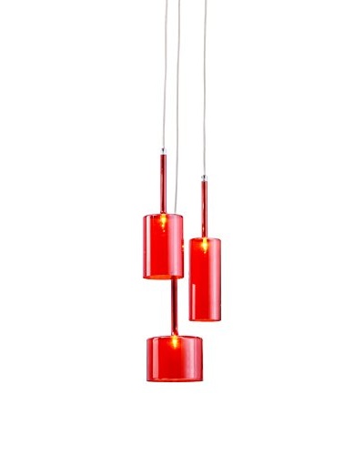 Zuo Lightning Ceiling Lamp, Red