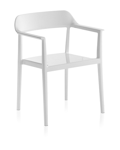Zuo Set of 4 Delight Dining Chairs [White]