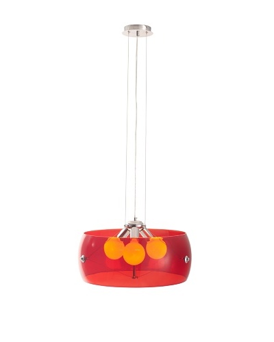 Zuo Asteroids Ceiling Lamp, Red