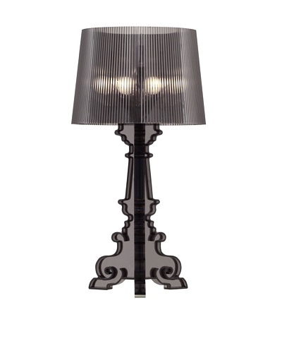 Zuo Salon L Table Lamp, Translucent Black
