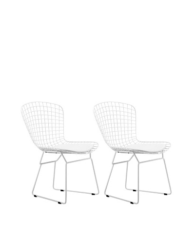 Zuo Set of 2 Wire Dining Chairs